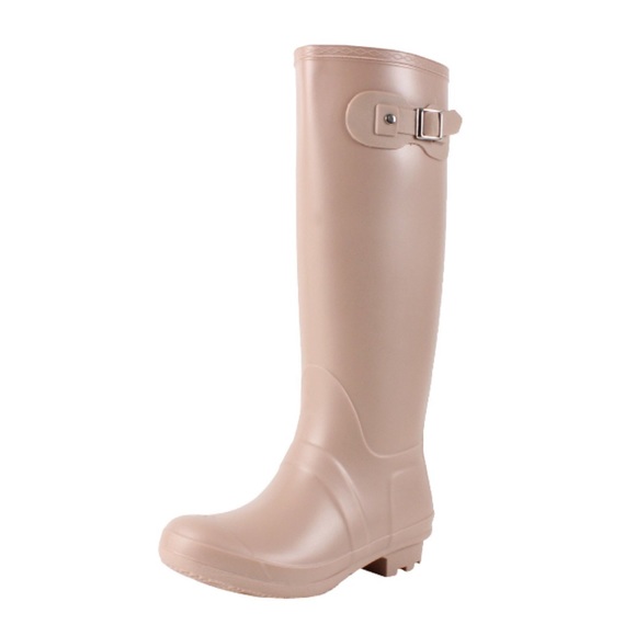 Classic Tall Wellington Rainboots Cream - Picture 4 of 6